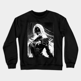 The Witch's Lair: A Dark Art Print for Gothic Home Decor Crewneck Sweatshirt